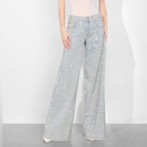 Alice and Olivia TRISH EMBELLISHED JEAN
